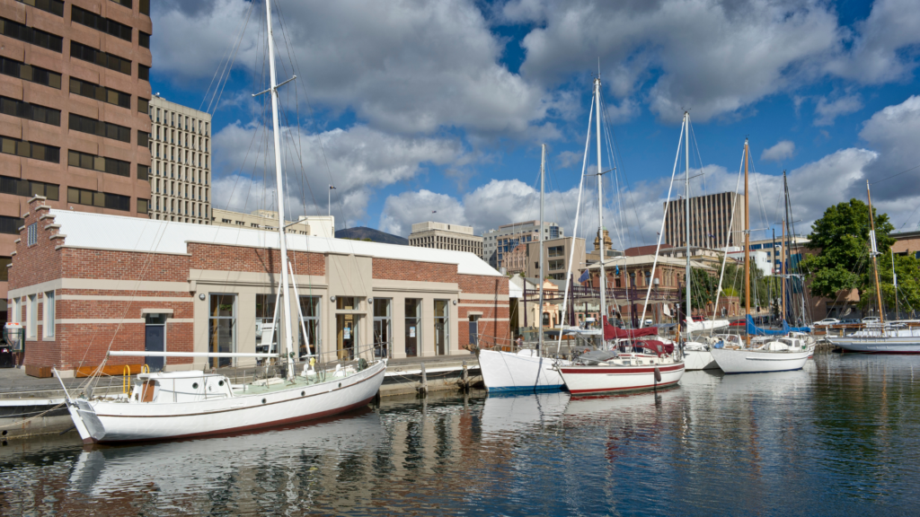 4one4 Property Co | Property Market in Tasmania | Yacht dock in Sullivans Cove