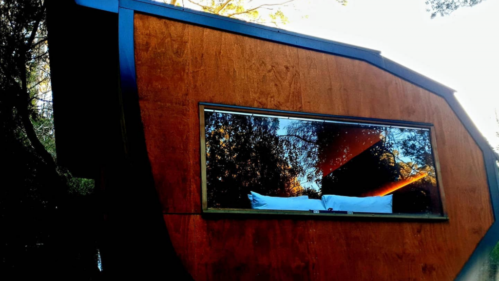 4one4 Property Co | Blue Derby Pods | Warm and cosy pods floating in the awe-inspiring forest