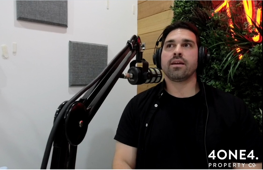 Chris Sierzant during his guesting on The Property Pod