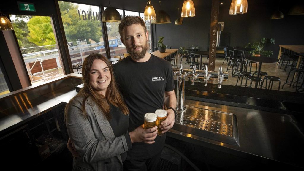 4one4 Property Co: Lesley Van Tuil and Dave Lawrence, owners of Brewlab [Photo: Chris Kidd]