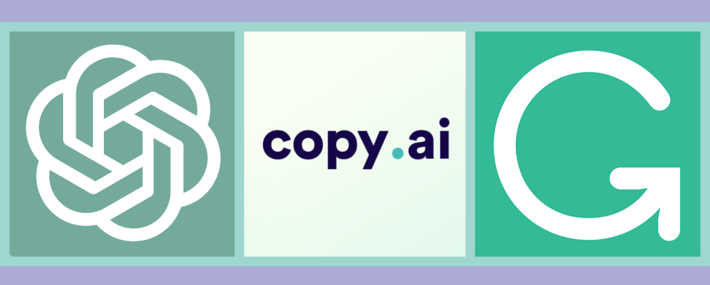 4one4 Property Co | AI in real estate | [from left to right: ChatGPT by OpenAI, Copy.ai, and Grammarly