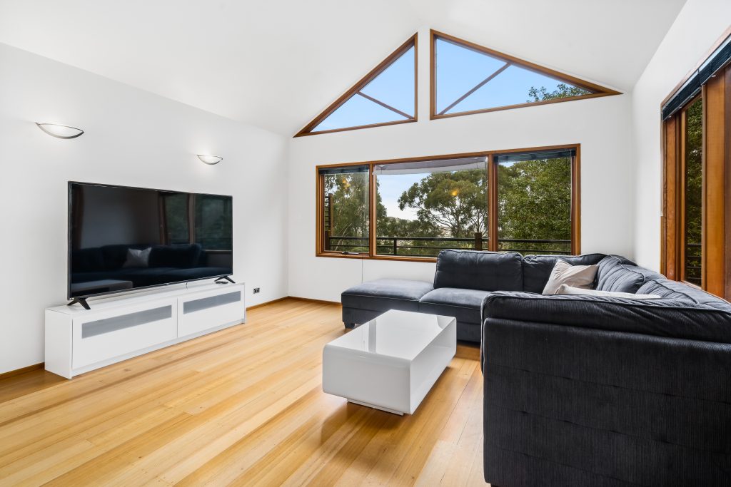 4one4 Property Co | Popular Property in Tasmania | Its classic neutral toned interior is just as equally impressive as its distinctive exterior