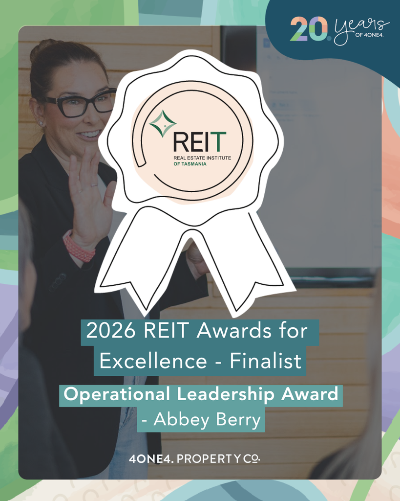 Abbey Berry, one of 4one4 Property Co's Managers, is a finalist for the 2026 REIT Awards for Excellence - Operational Leadership Award